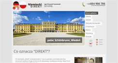 Desktop Screenshot of niemiecki-direkt.pl